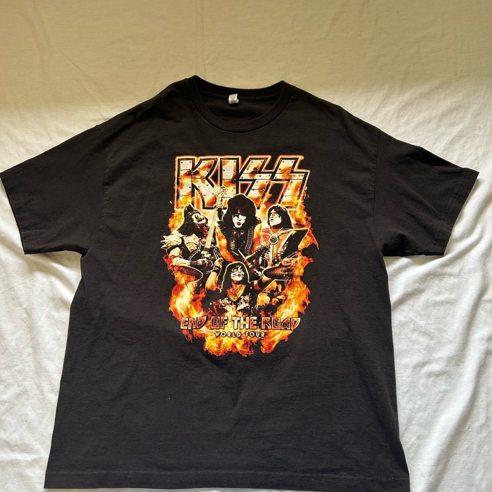 Kiss End of the road tour concert tee sz XL